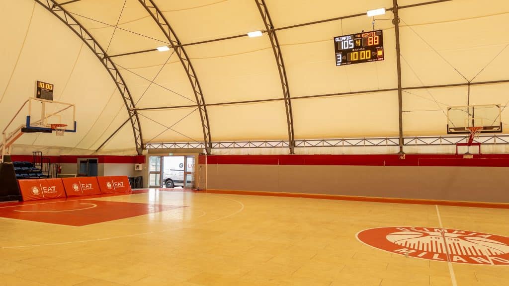 Per le giovanili dell’Olimpia Milano un impianto certificato FIBA